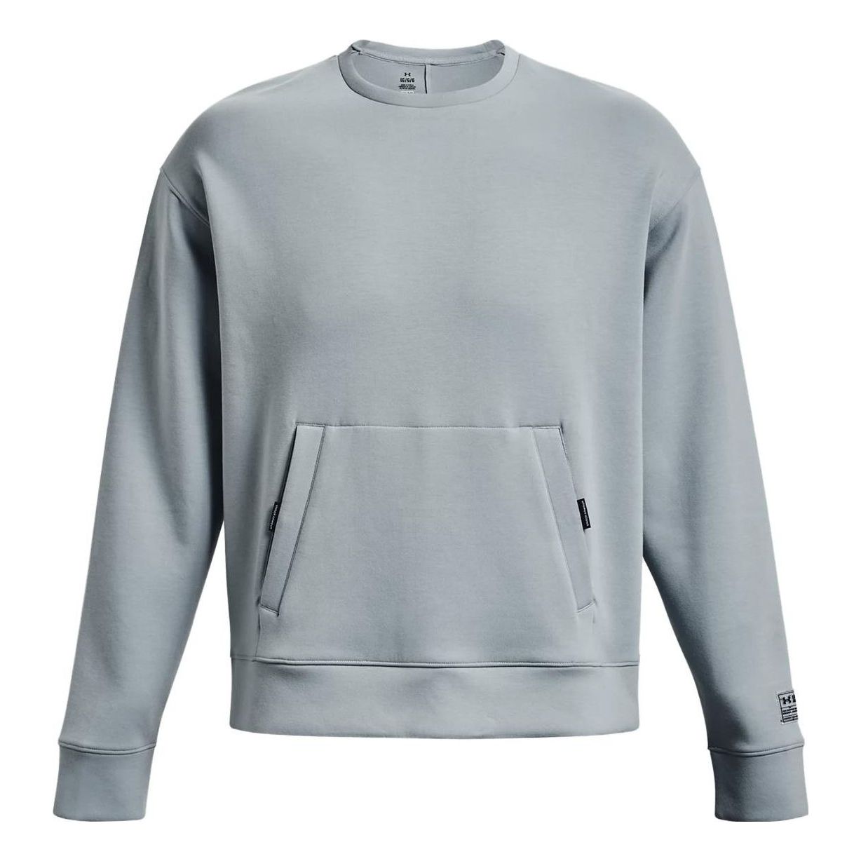 Under Armour Summit Fleece Knit Crew 'Grey Blue' 1377172-465