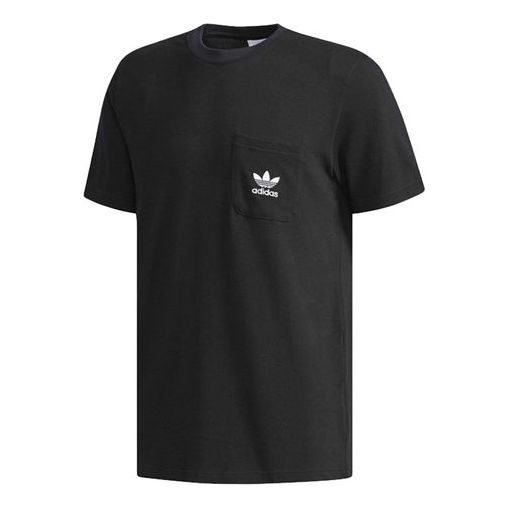 adidas Casual Tee 'White Black' CW5174