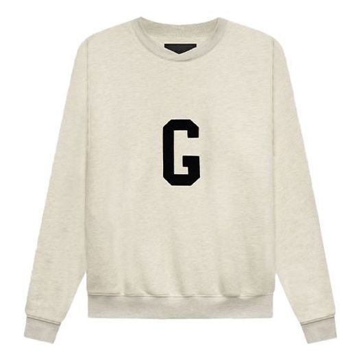 Fear of God G Crewneck Sweatshirt 'Cream Heather' FG50-054OFL-101