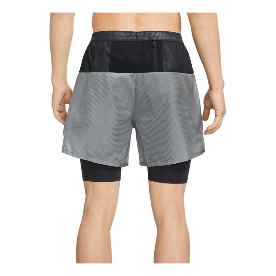 Men's Nike Dri-FIT Wild2-in-1 7 2 In 1 Running Sports Quick Dry Shorts Silver DD5362-045