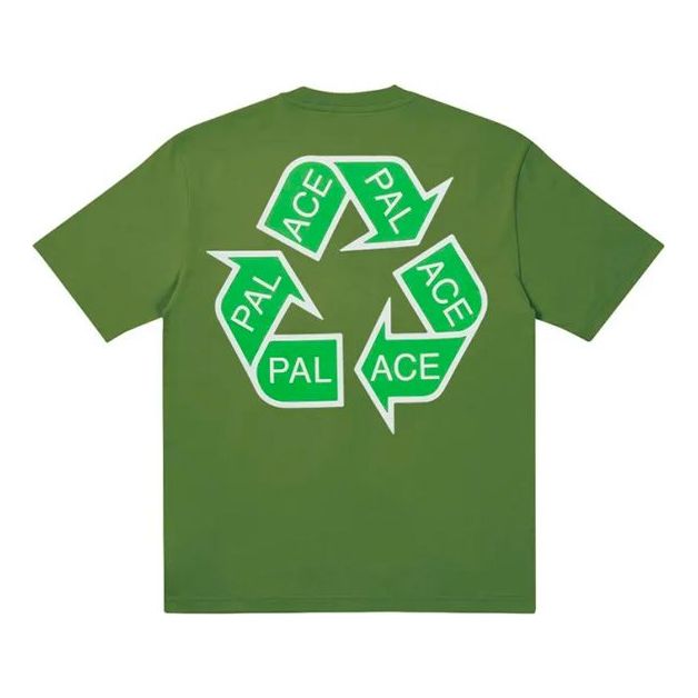 PALACE P Cycle TShirt Triangle Back Logo Short Sleeve Unisex Green P20TS055