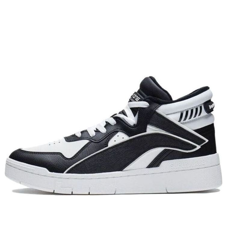 (WMNS) Li-Ning Superwave Mid 'Black White' AGCS324-3