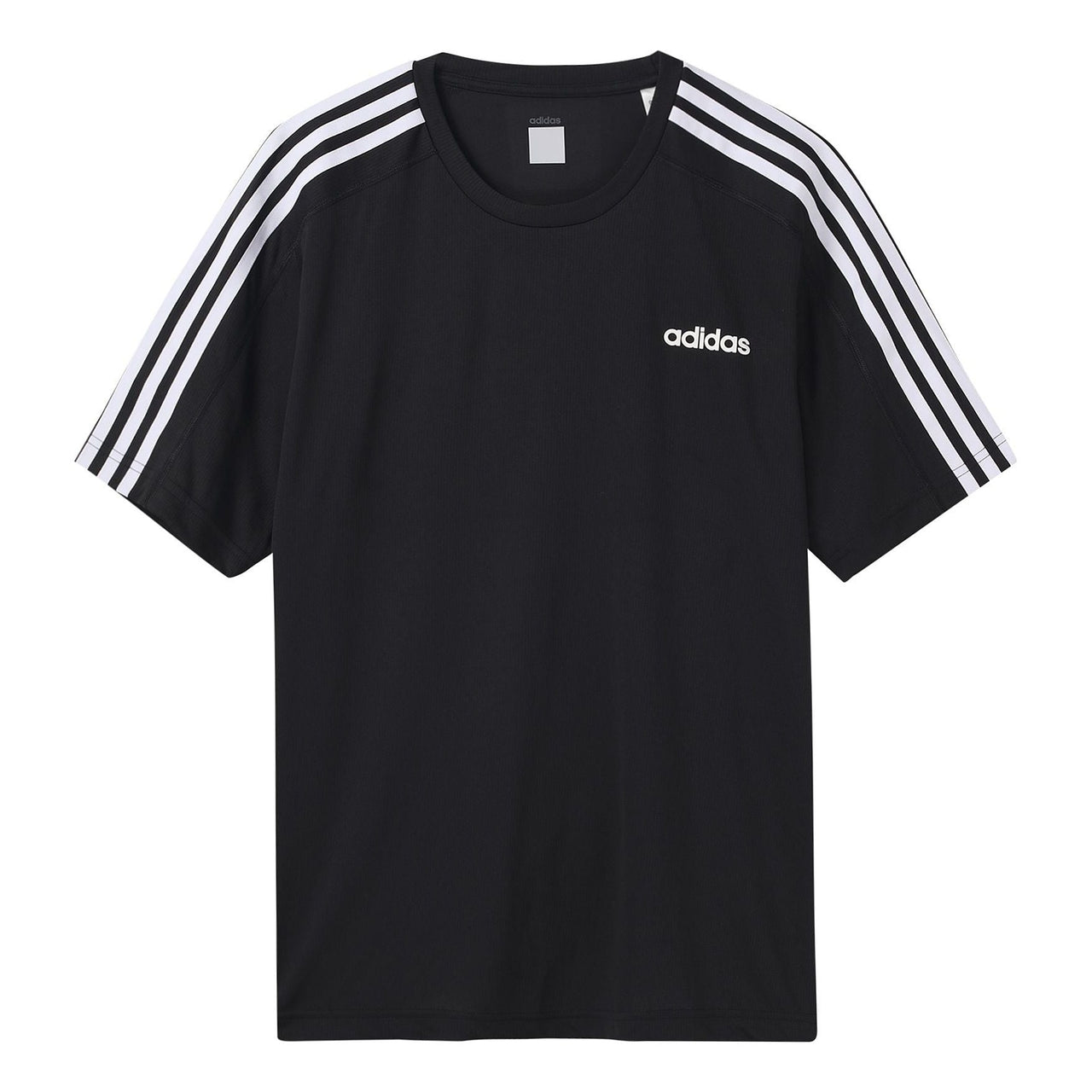 adidas D2M Tee Athleisure Casual Sports Short Sleeve Black DT3043