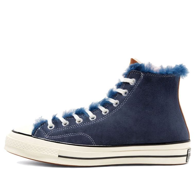 Converse Tri Panel x Chuck 70 Hi 'Navy Shearling' 166319C