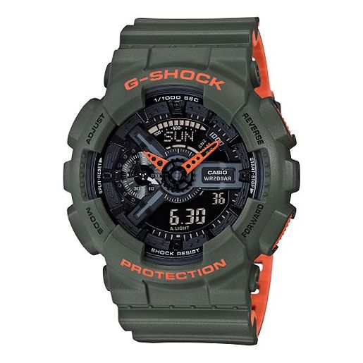 CASIO G-Shock Analog-Digital 'Green' GA-110LN-3A