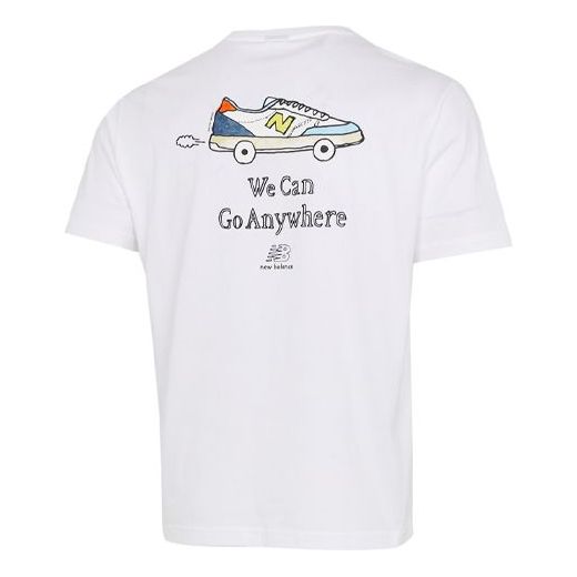 New Balance We Can Go Anywhere Tee 'White' AMT12342-WT