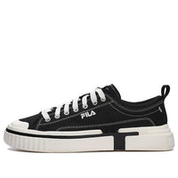 (WMNS) FILA Canvas Low Skate Shoes 'Black White' F12M322305FBK