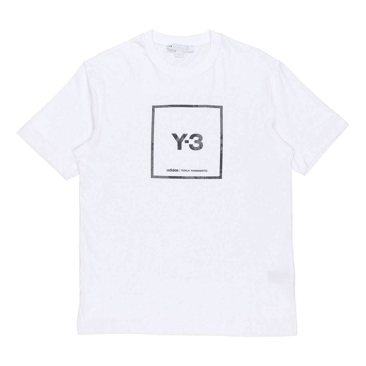 Y-3 SS21 Alphabet Logo Loose Round Neck Short Sleeve White T-Shirt GV6061