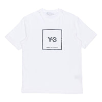 Y-3 SS21 Alphabet Logo Loose Round Neck Short Sleeve White T-Shirt GV6061