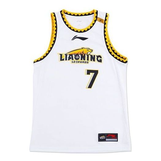 Li-Ning x CBA Liaoning Flying Leopards Jersey 'White Black' AAYR647-1