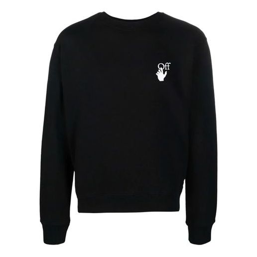 Men's Off-White FW21 Arrow Pattern Loose Fit Black OMBA025F21FLE0081084