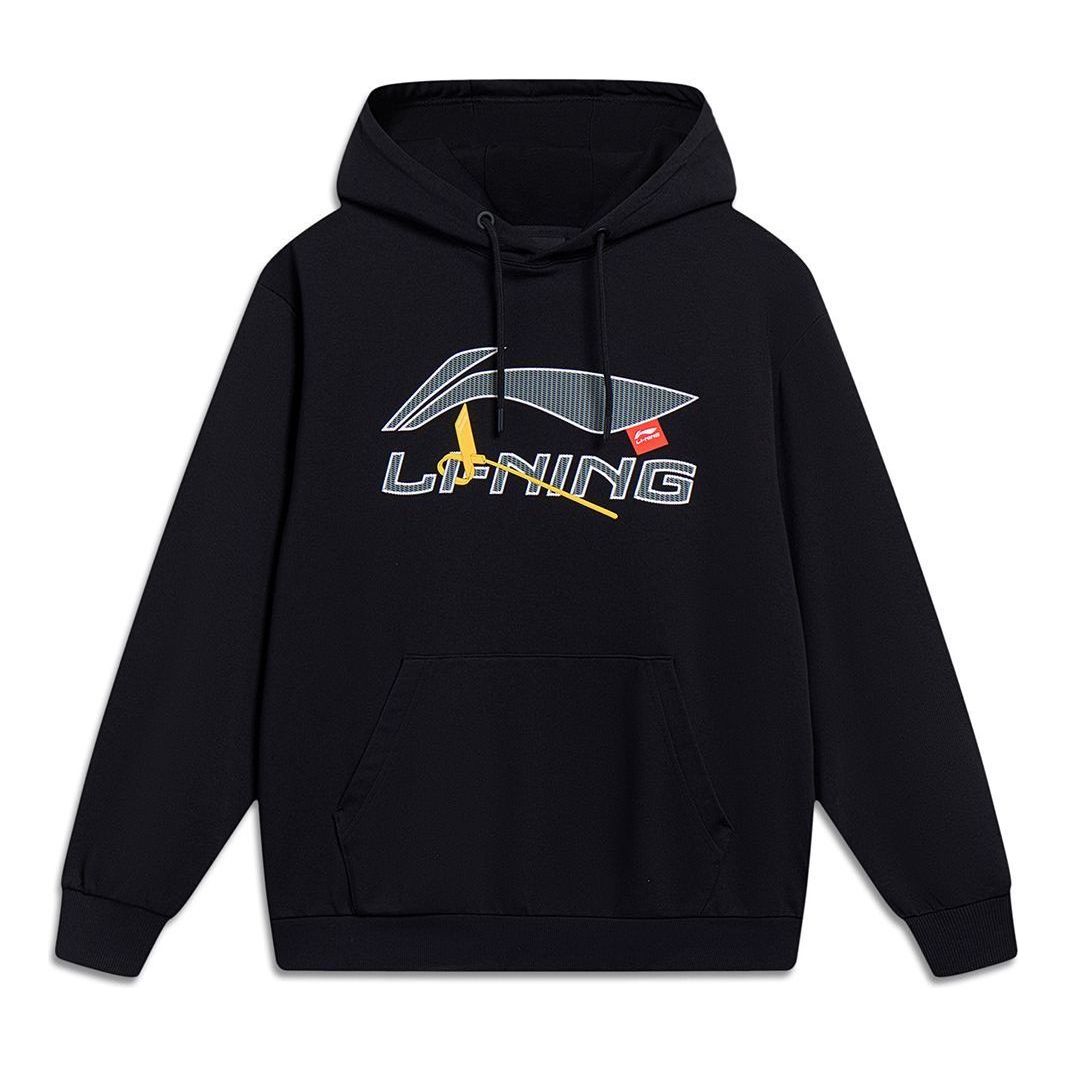 Li-Ning Essential Graphic Hoodie 'Black' AWDT601-1