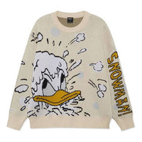 Li-Ning x Disney Graphic Crew Neck Sweater 'Beige' AMBR018-4