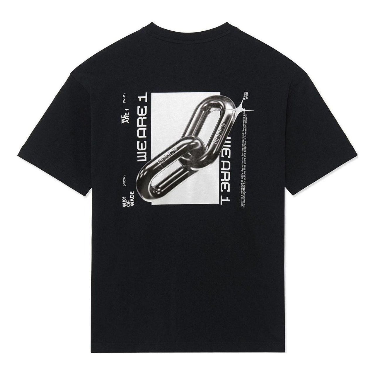 Li-Ning x Glare Way Of Wade Graphic T-shirt 'Black' AHSS643-1