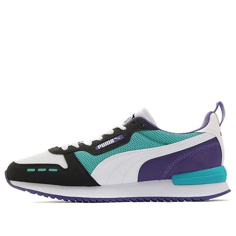 PUMA R78 Blue/White/Purple Low sneakers 373117-11
