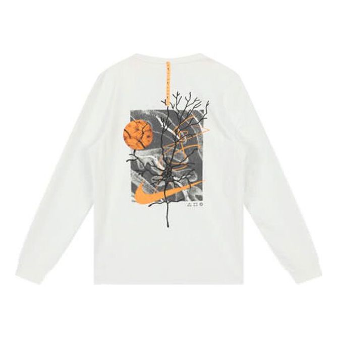 Nike Dry-Fit Dye Fleece Graphic Sweatshirt 'White' DQ4793-121