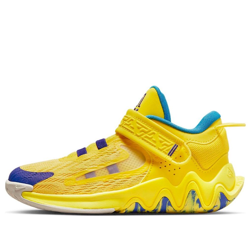 (PS) Nike Giannis Immortality 2 'Yellow Strike Laser Blue' DQ1942-700