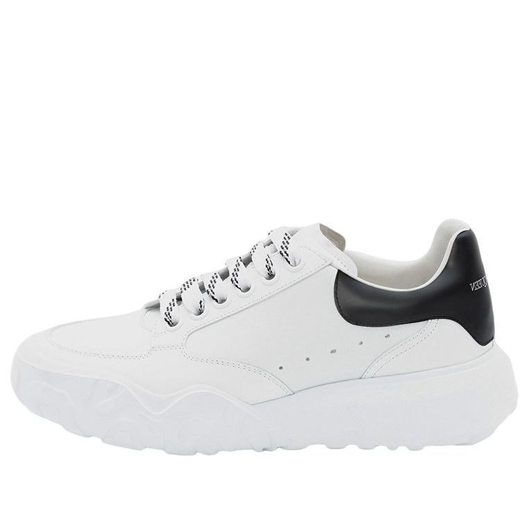 Alexander McQueen Oversized Court Trainer 'White Black' 634619WIA999061