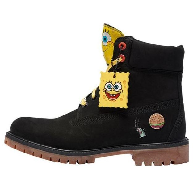SpongeBob SquarePants X Timberland 6-Inch Waterproof Boots 'Black' A22TF001