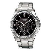 CASIO ENTICERSeries es Black Dial Black Analog LTP-2088D-1AV