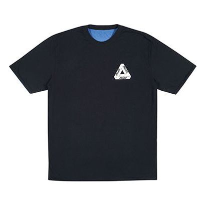 PALACE Reverso T-Shirt Black Purple Logo Printing Short Sleeve Unisex 'Black Blue' PAL-SS18-002