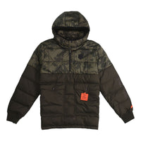 Nike LeBron Hybrid Half Pull Chain Warm Down Jacket Armygreen Army green AT3905-355