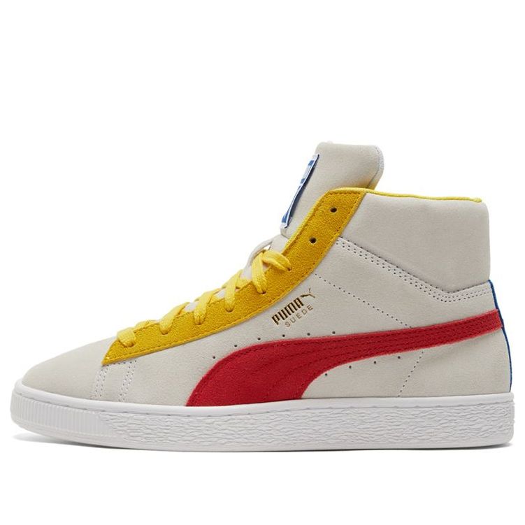 PUMA Suede Mid 21 'White Red Lemon' 380205-09