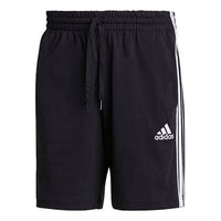 adidas M 3s Sj Sho Logo Printing Stripe Sports Training Shorts Black GK9988