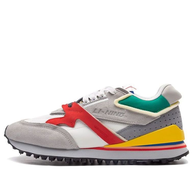 (WMNS) Li-Ning 001 'Grey Green Yellow' AGCP382-1
