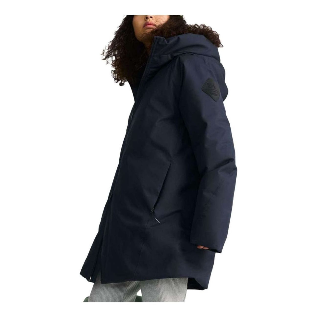 (WMNS) Under Armour Woven Down Jacket 'Black' 1378856-001