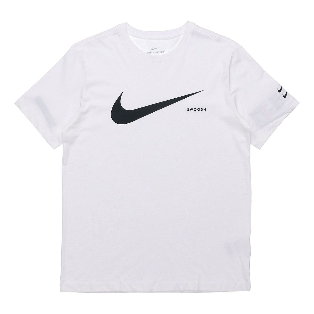 Nike Sportswear Swoosh Logo Cuff Short Sleeve White CK2253-100