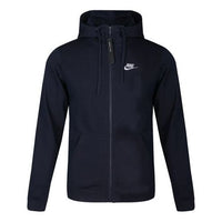 Nike Knit hooded Casual Sports Jacket Blue 804392-451