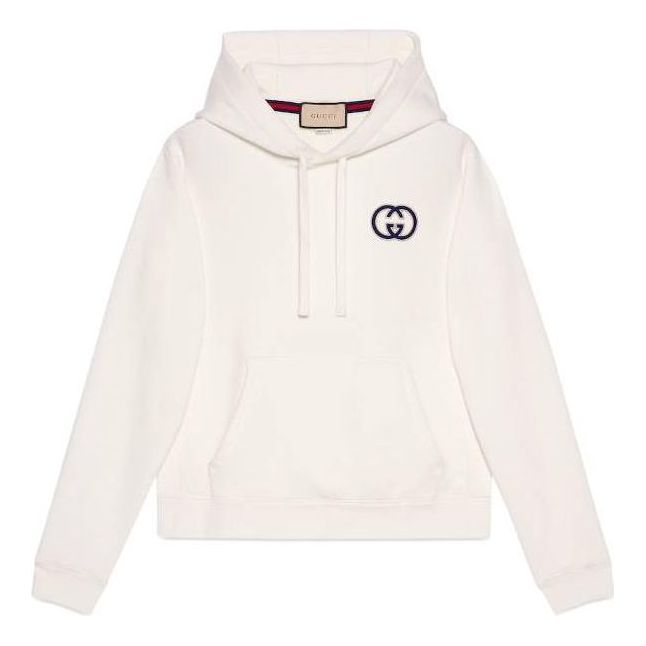 Gucci Cotton Jersey Hooded Sweatshirt 'Off White' 756649-XJFV9-9088
