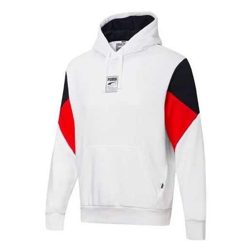 PUMA Hummer Rebel Hoodie 'White Black Red' 586897-02