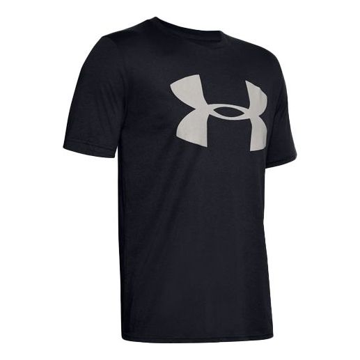 Men's Under Armour Big Logo Reflective Short Sleeve Black 1351617-001