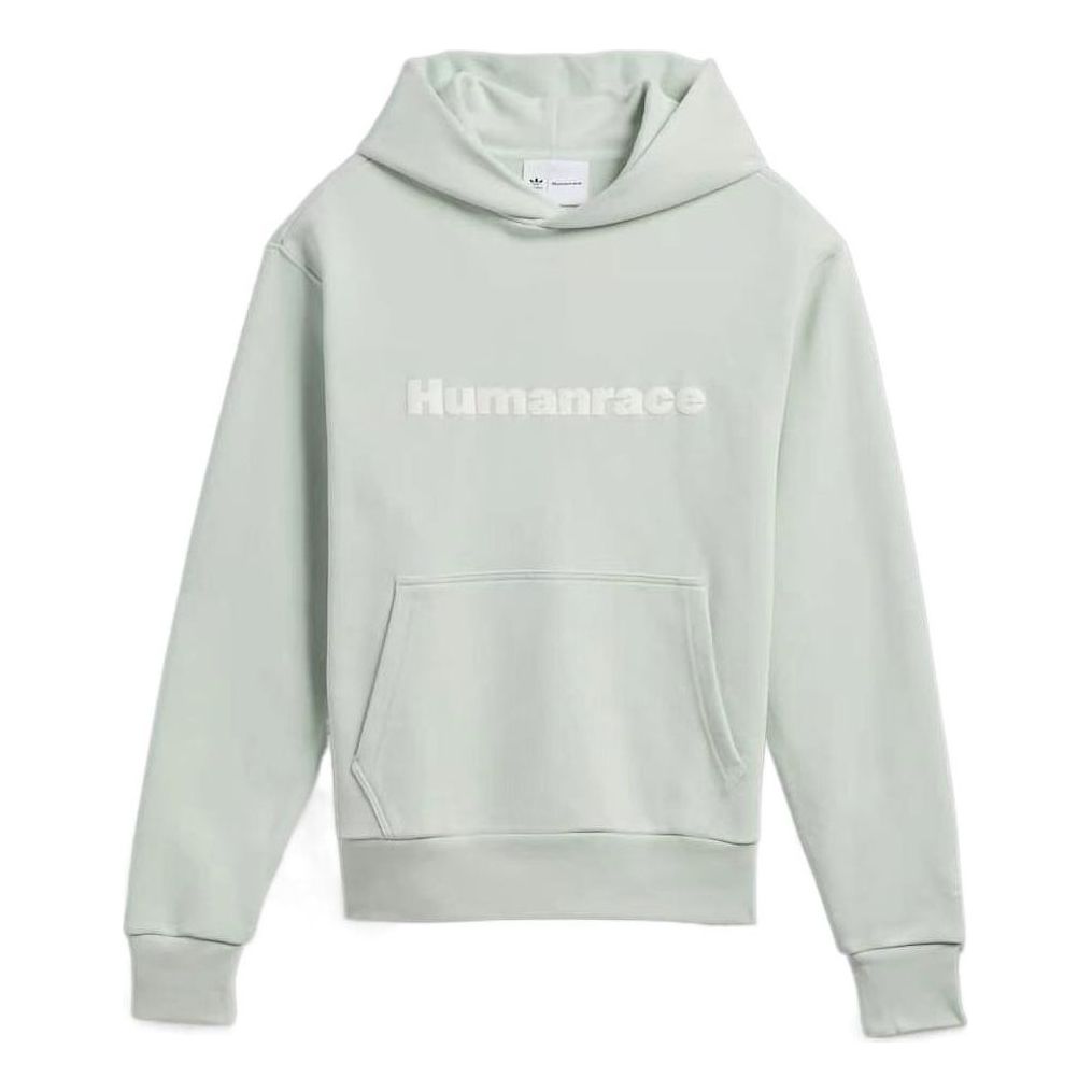 adidas x Pharrell Humanrace Logo Hoodie 'Green' HS4815
