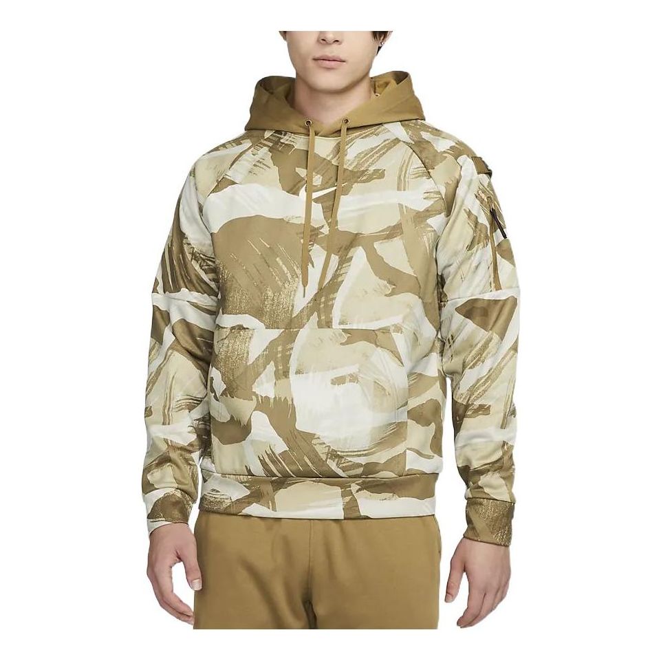 Nike Camouflage Hoodie 'Beige Brwon' DQ6950-242
