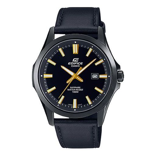 CASIO EDIFICE Sapphire Crystal Mens Black Analog EFB-106CL-1AVUPR