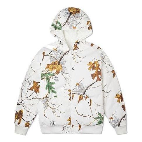 Converse Real Tree Reversible Jacket Leaves Printing 'Casual White' 10020223A02