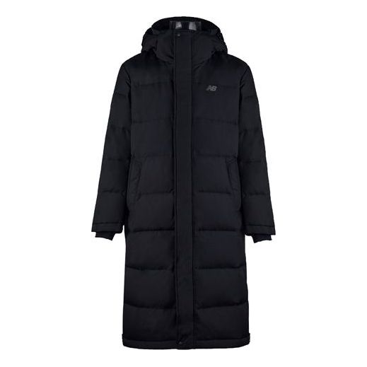 New Balance Long Cut Hooded Coat 'Black' NP84V023-BK