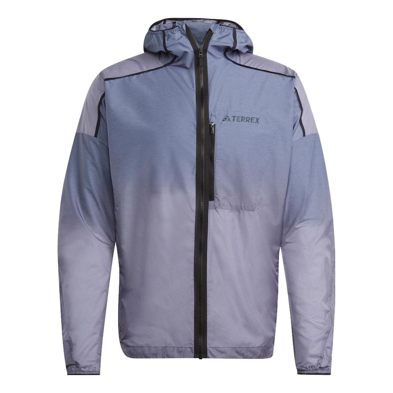 adidas Terrex Agravic Windweave Trail Running Windbreaker 'Purple Black Grey' HT9391