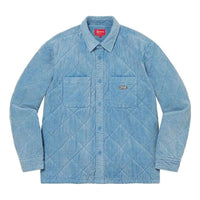 Supreme Quilted Corduroy Shirt 'Teal' SUP-FW22-734