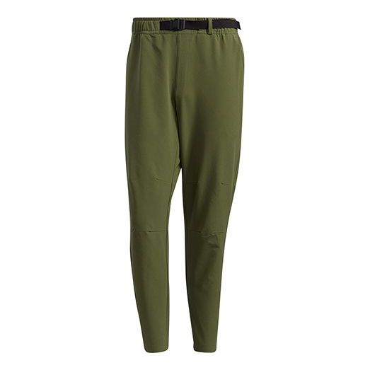 adidas Th Pnt Wv Funct Running Sports Woven Long Pants Green GP0954