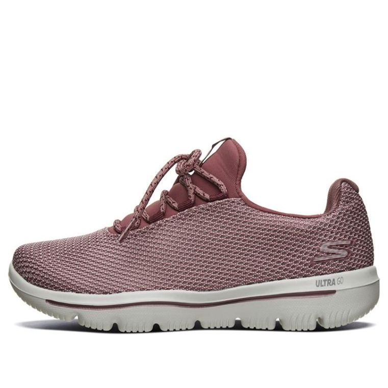 (WMNS) Skechers Go Walk Evolution Ultra Sneakers Red/White 15727-MVE