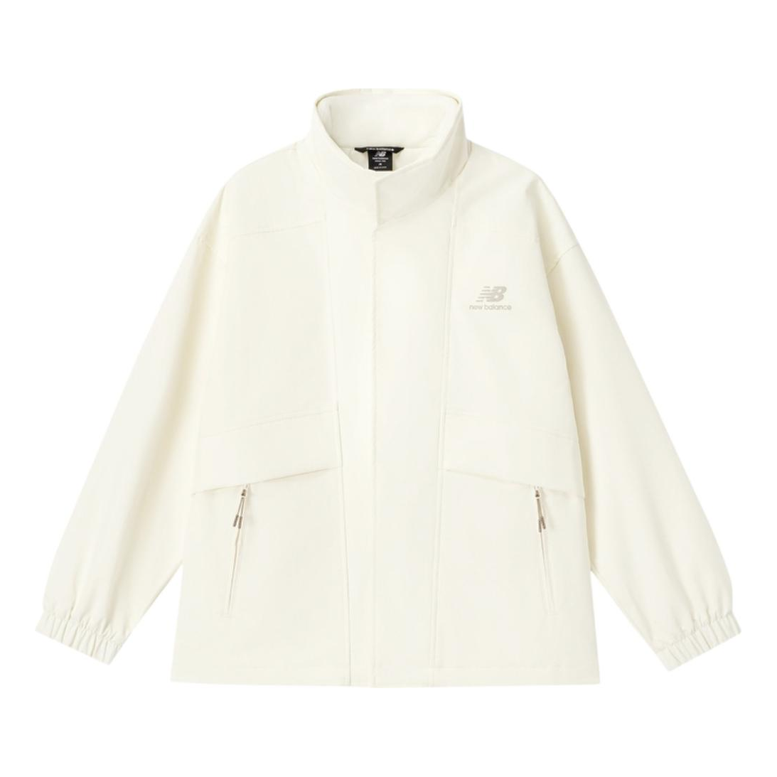 New Balance Logo Print Sport Jacket 'White' AMJ31305-CLC