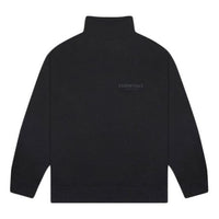 Fear of God Essentials FW20 Mock Neck Sweatshirt 'Black' FOG-FW20-331
