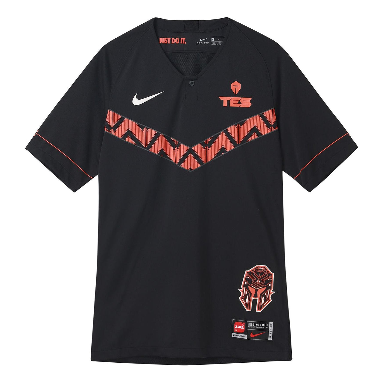 Men's Nike X LPLTES Tournament Short Sleeve Black T-Shirt CV9631-010