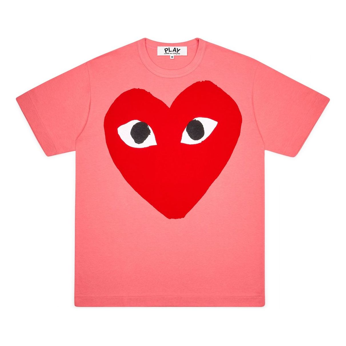 (WMNS) COMME des GARCONS PLAY Big Heart T-Shirt 'Pink' AZ-T273-051-3