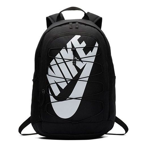 Nike Hayward 2.0 Sports Basic logo Drawstring Large Capacity schoolbag Backpack Couple Style Black BA5883-013