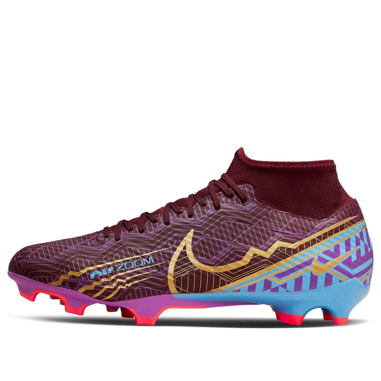 Nike Kylian Mbapp x Mercurial Superfly 9 Academy FG MG 'Dark Beetroot' DO9345-694